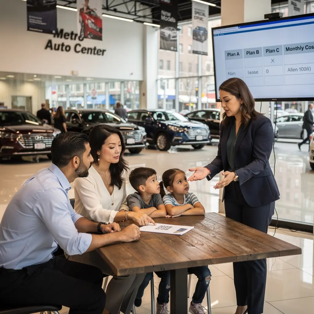 Wizualizacja rodzinnych pojazdów z informacjami o ubezpieczeniach.
