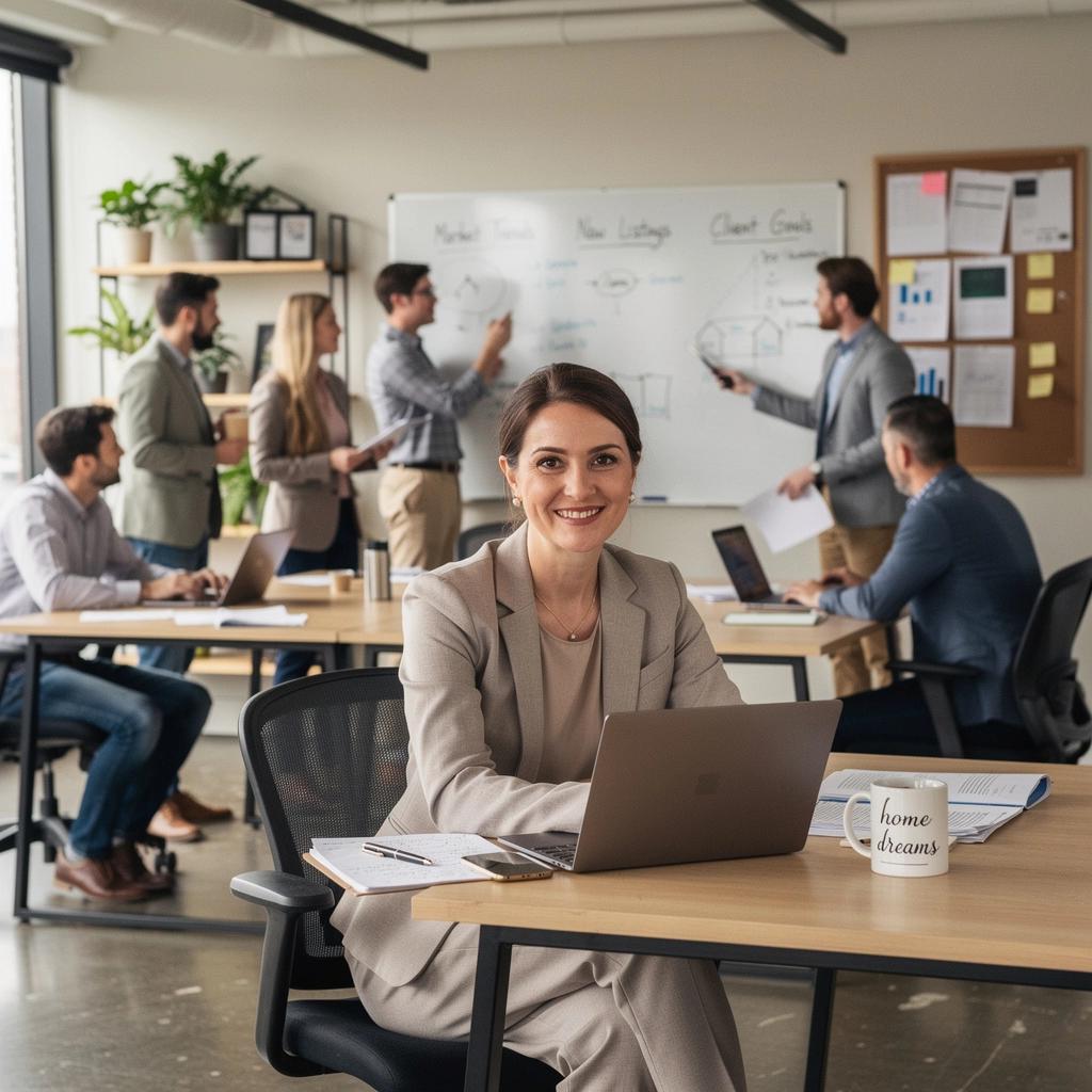 Młoda para oglądająca mieszkanie na wynajem w centrum miasta.